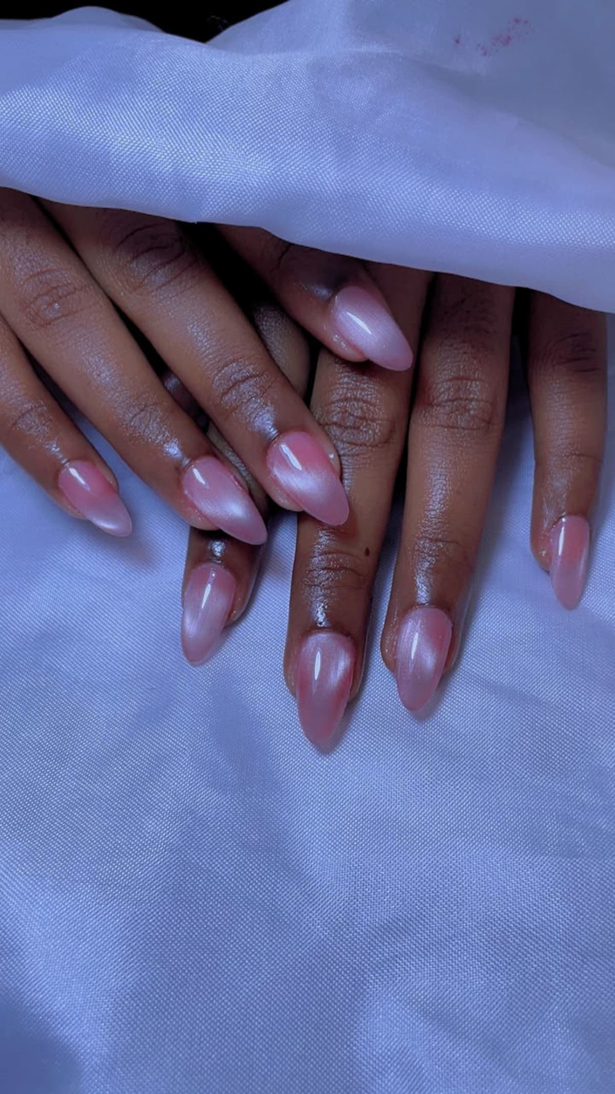 Pedicure with long lasting gel polish, finished look