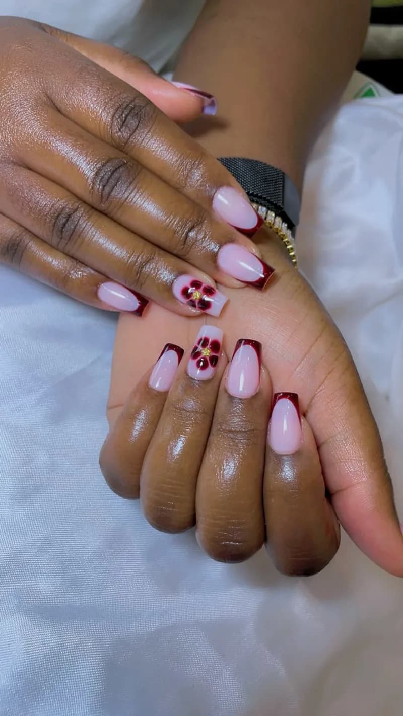 Extension Nails with Art Designs